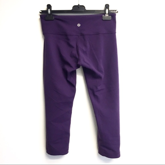 LULULEMON Reversible Wunder Under Crop Pants 6 - Picture 7 of 8